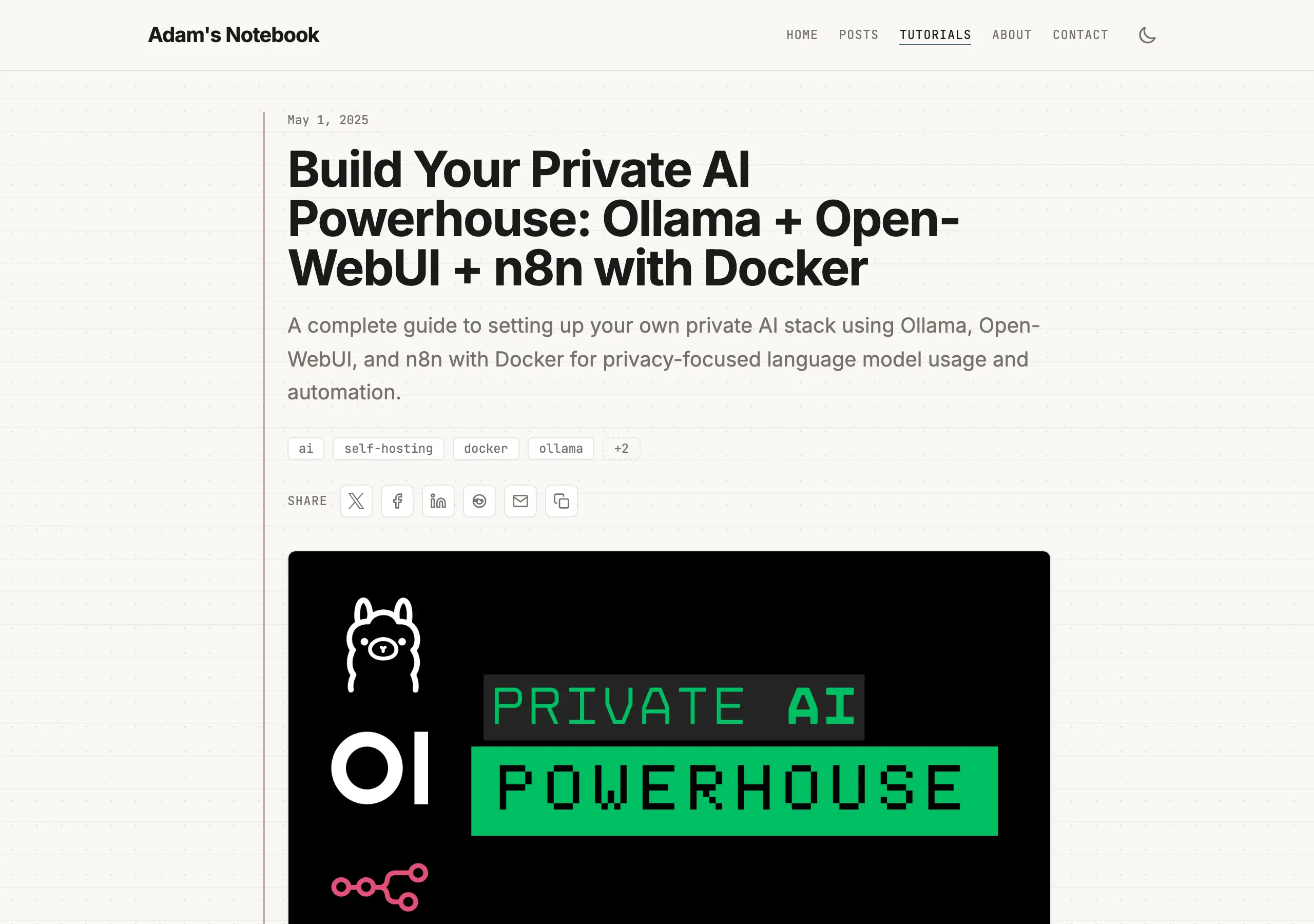 Article page after revamp
